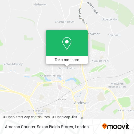Amazon Counter-Saxon Fields Stores map