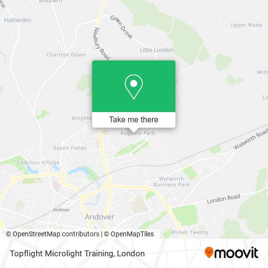 Topflight Microlight Training map