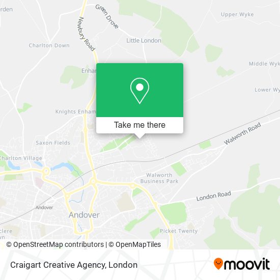 Craigart Creative Agency map