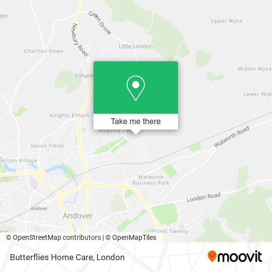 Butterflies Home Care map