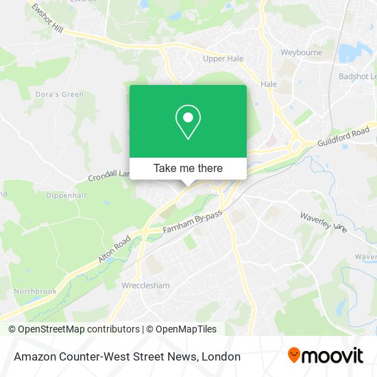 Amazon Counter-West Street News map