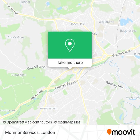 Monmar Services map