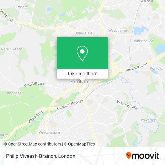 Philip Viveash-Brainch map