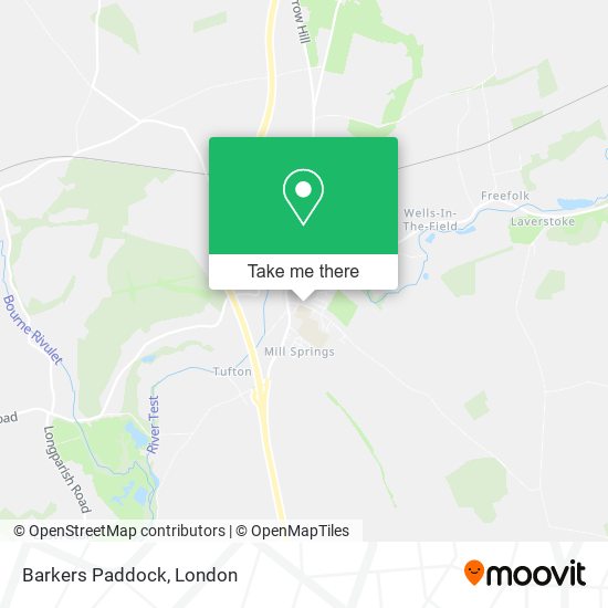 Barkers Paddock map