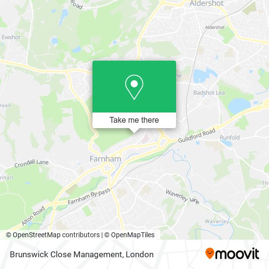Brunswick Close Management map