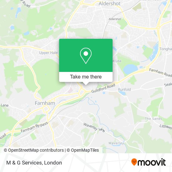 M & G Services map