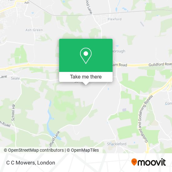 C C Mowers map