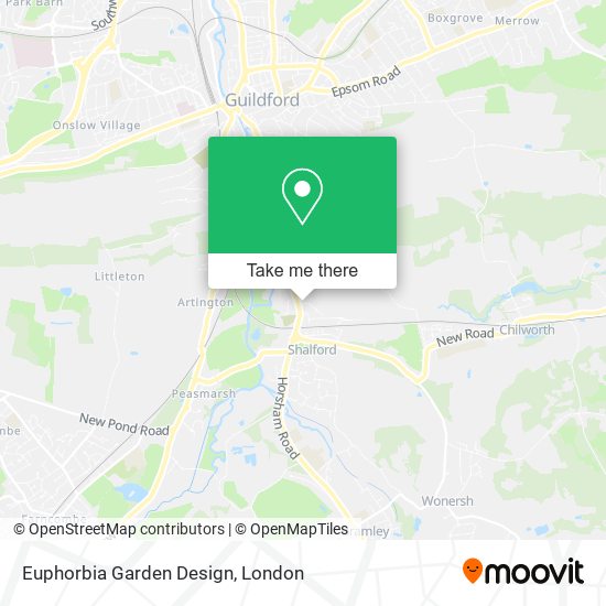 Euphorbia Garden Design map