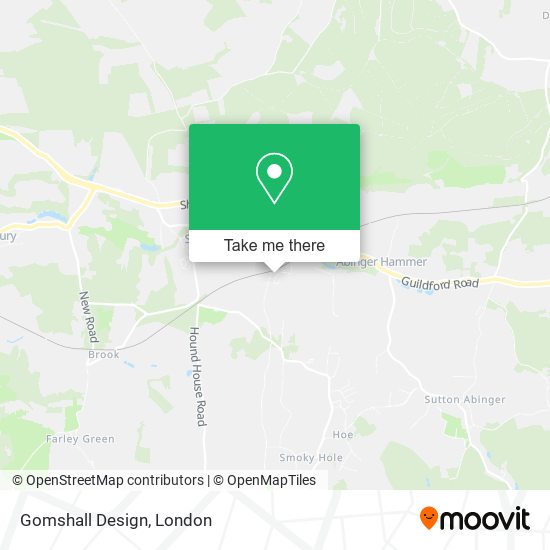 Gomshall Design map