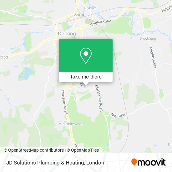 JD Solutions Plumbing & Heating map