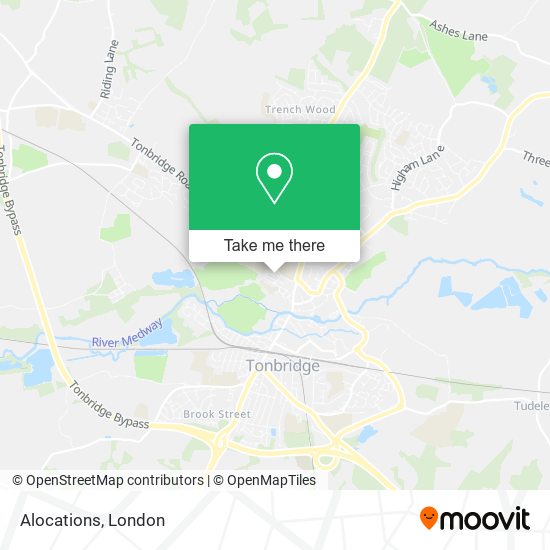 Alocations map