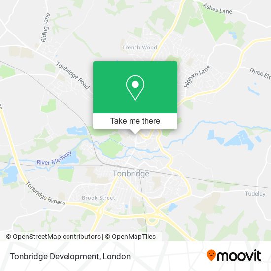 Tonbridge Development map