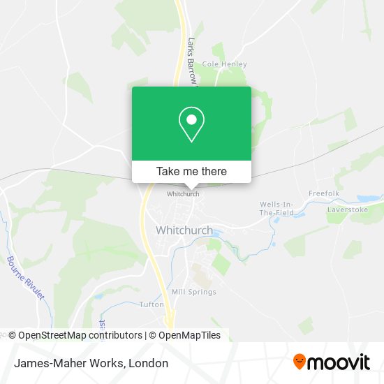 James-Maher Works map