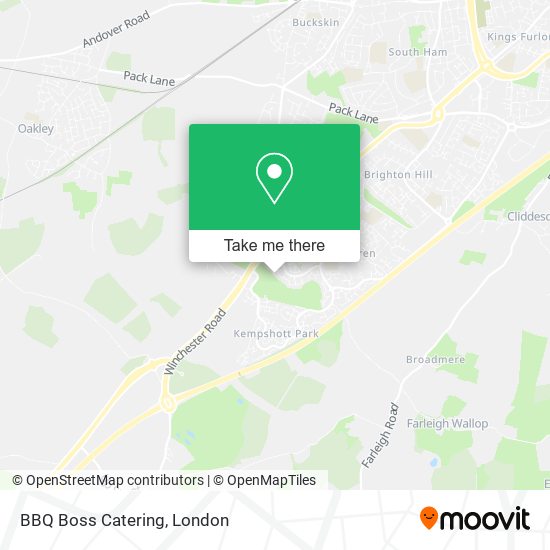 BBQ Boss Catering map