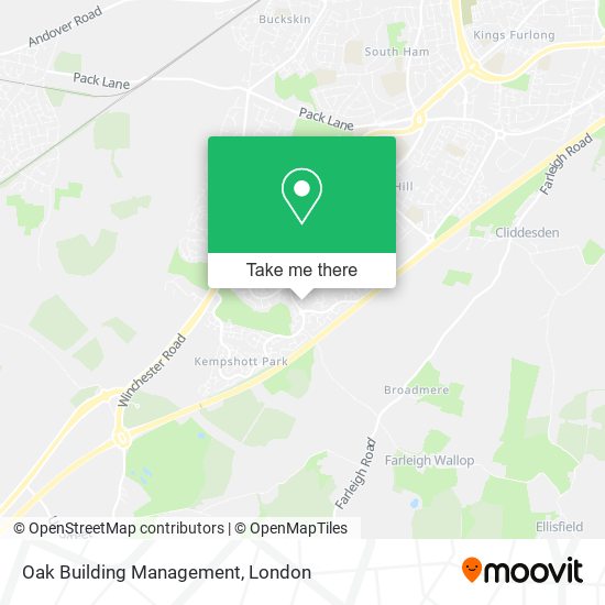 Oak Building Management map