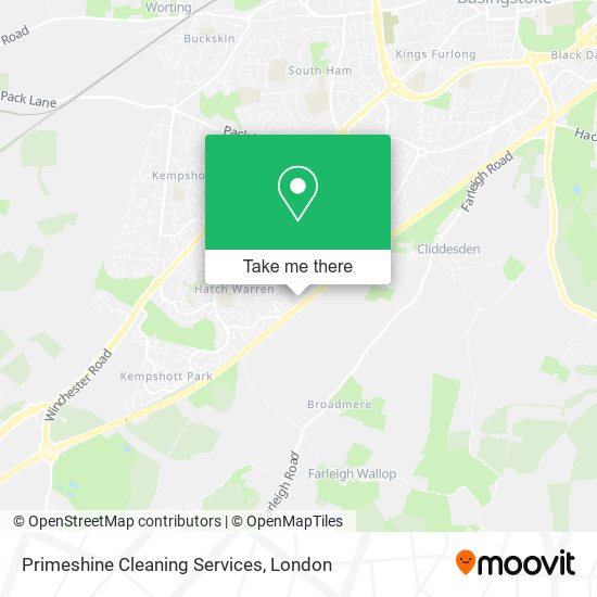 Primeshine Cleaning Services map