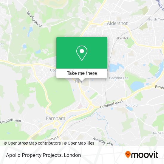 Apollo Property Projects map