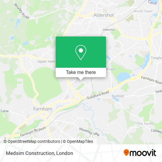 Medsim Construction map