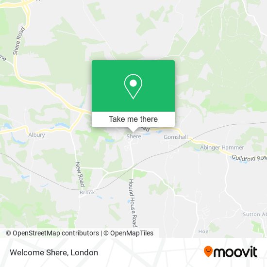 Welcome Shere map