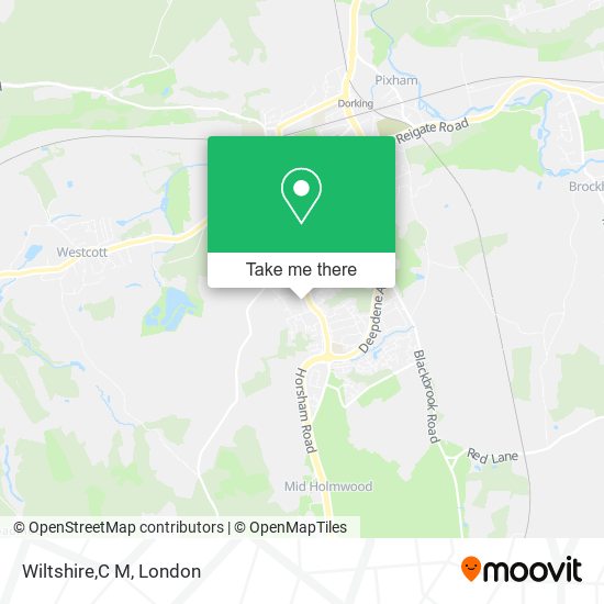 Wiltshire,C M map