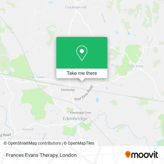 Frances Evans Therapy map