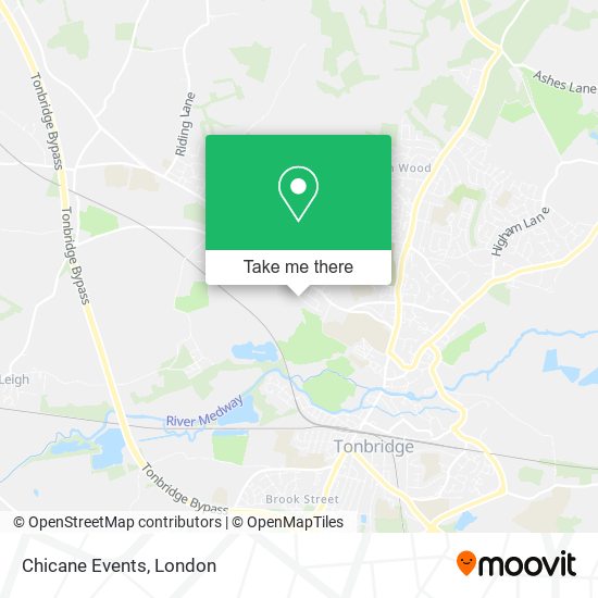 Chicane Events map