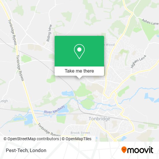 Pest-Tech map