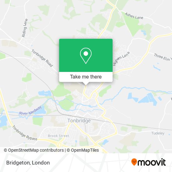 Bridgeton map