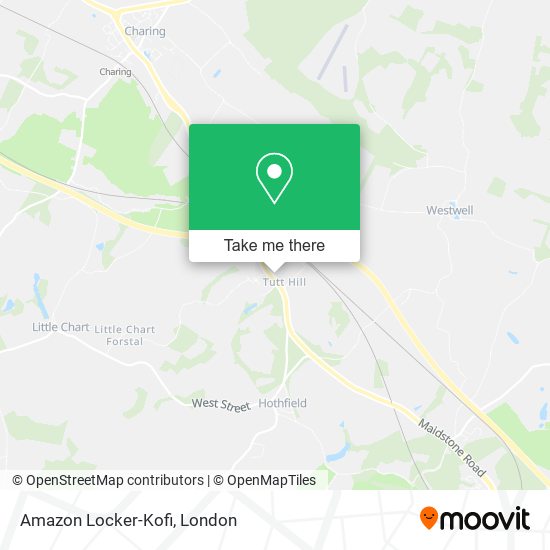 Amazon Locker-Kofi map