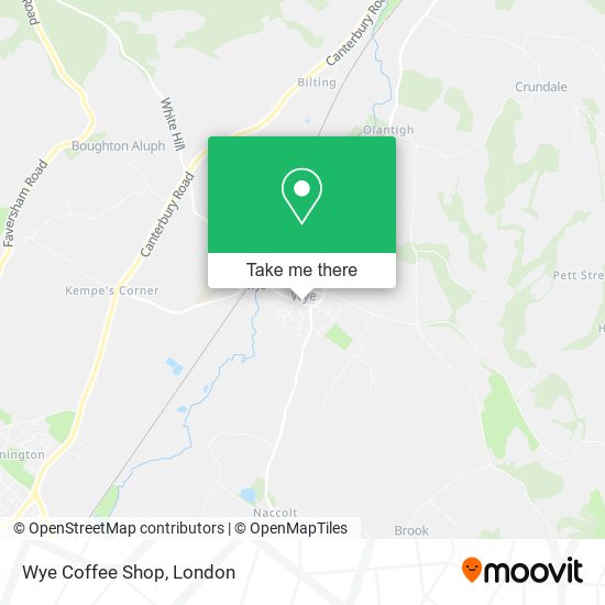 Wye Coffee Shop map