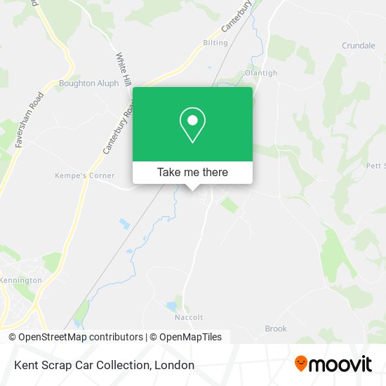 Kent Scrap Car Collection map