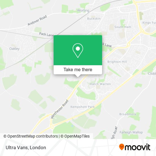 Ultra Vans map