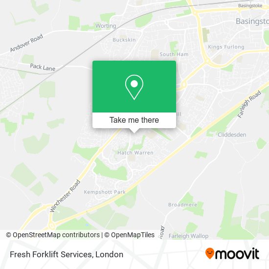 Fresh Forklift Services map