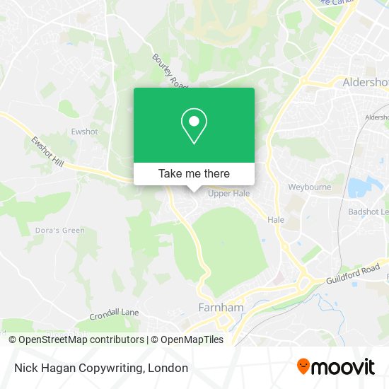 Nick Hagan Copywriting map