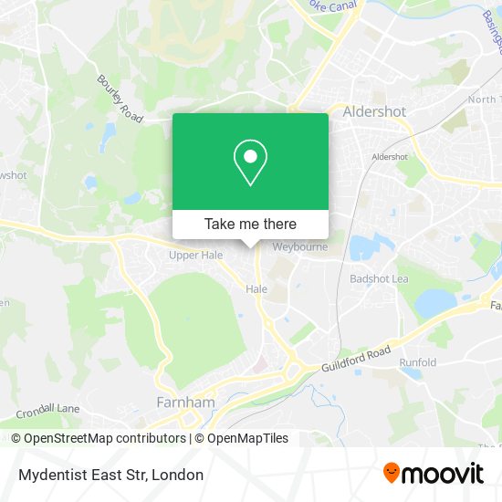 Mydentist East Str map
