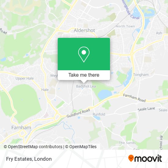 Fry Estates map