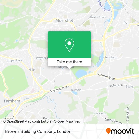 Browns Building Company map