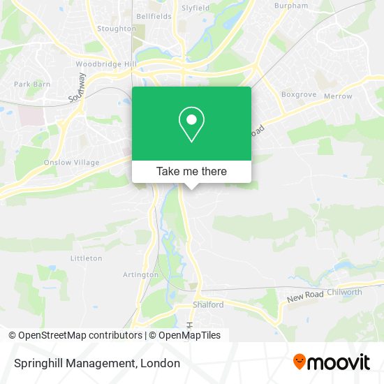 Springhill Management map