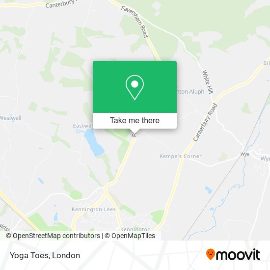 Yoga Toes map