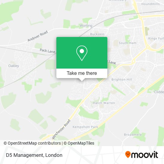 D5 Management map