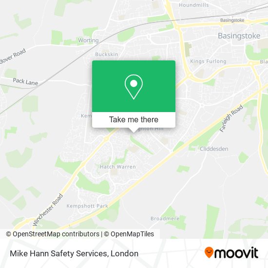 Mike Hann Safety Services map