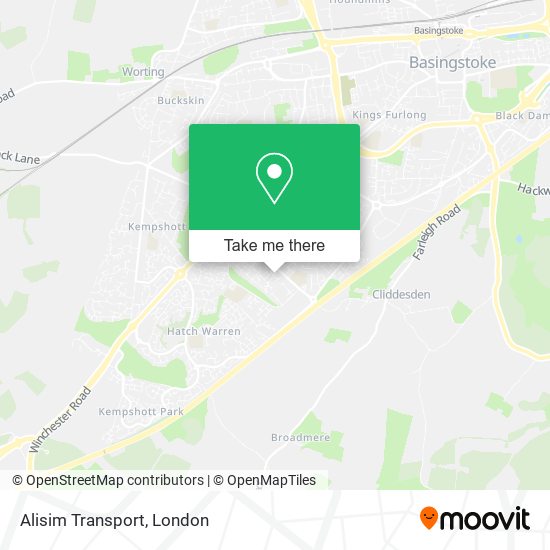 Alisim Transport map