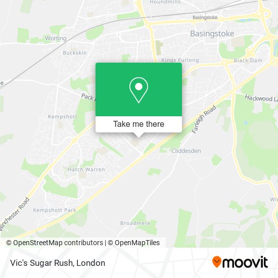 Vic's Sugar Rush map
