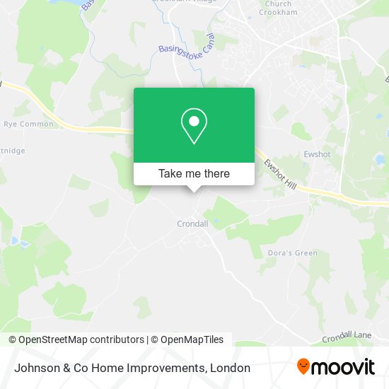 Johnson & Co Home Improvements map