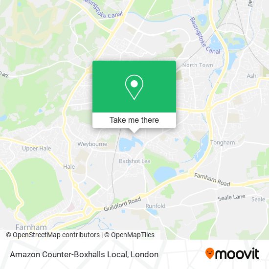 Amazon Counter-Boxhalls Local map