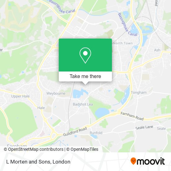 L Morten and Sons map