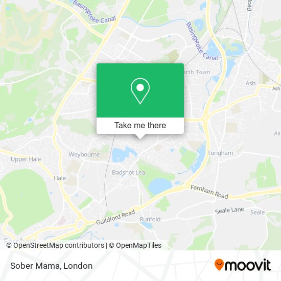 Sober Mama map