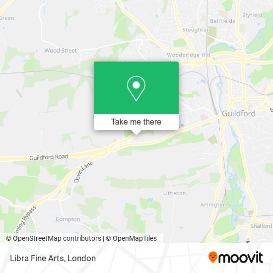 Libra Fine Arts map