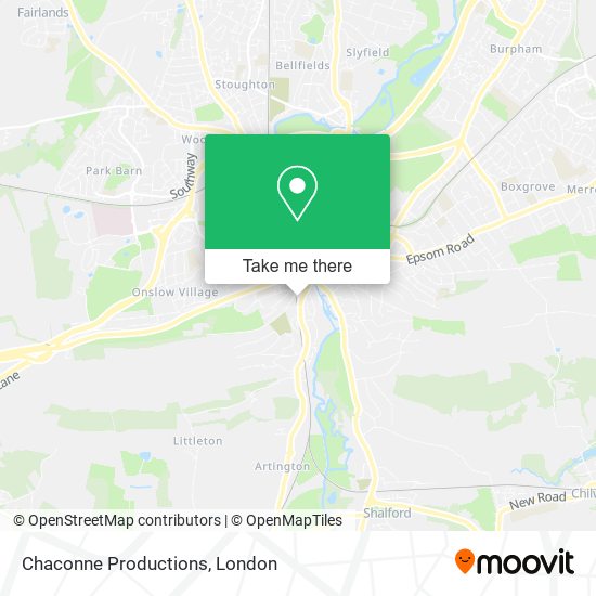 Chaconne Productions map