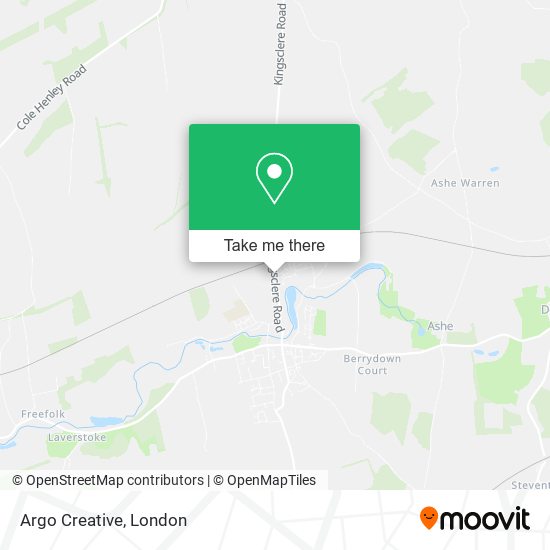 Argo Creative map